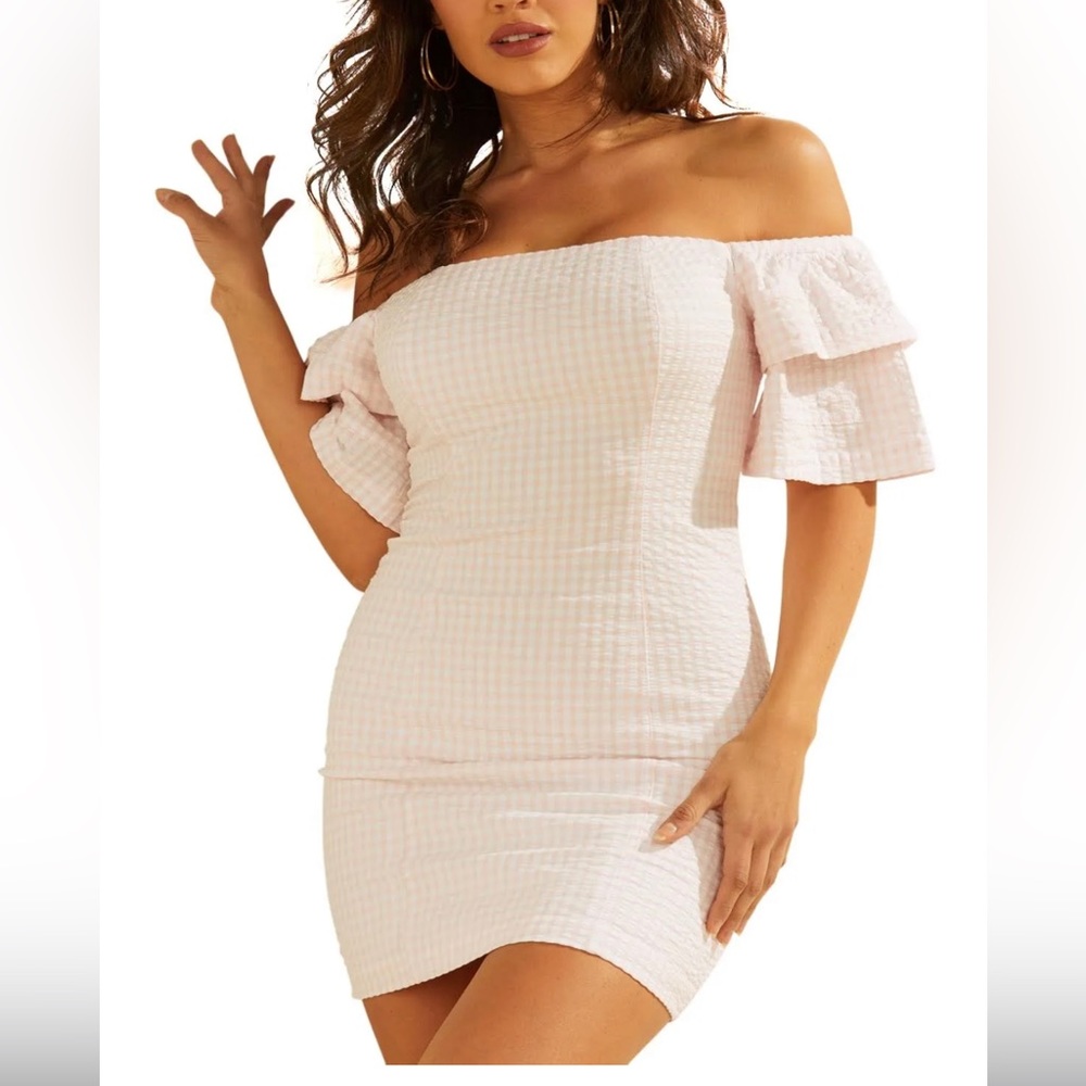 Guess off the shoulder dress